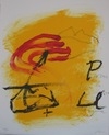 Litografia de l'artista Antoni Tàpies