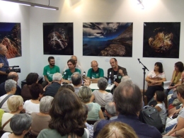 Els ponents Sebastià Alzamora, Isidor Marí i Joan Servera