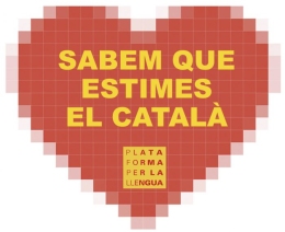 Sabem que estimes el català
