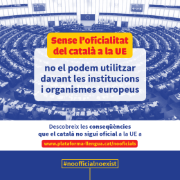 El català a la Unió Europea