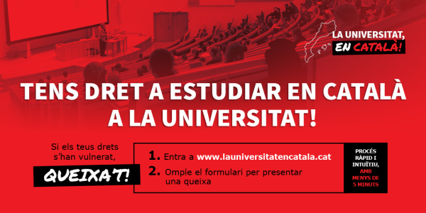 La universitat, en català!