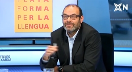 Òscar Escuder, president de la Plataforma per la Llengua