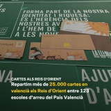 Repartim més de 25.000 cartes en valencià als Reis d’Orient entre 123 escoles d'arreu del País Valencià