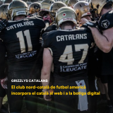 Els Grizzlys Catalans, club de futbol americà del Rosselló, incorporen el català al web i a la botiga digital