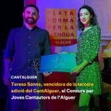 Teresa Sanna guanya la tercera edició del CantAlguer amb la cançó inèdita 