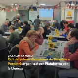 Èxit del primer Campionat de Scrabble a Perpinyà organitzat per Plataforma per la Llengua