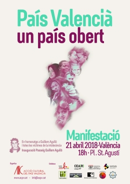 «País Valencià, un país obert»: manifestació el 21 d’abril a València per la diversitat i la pluralitat