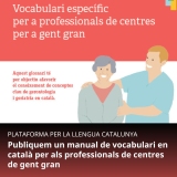 Publiquem un manual de vocabulari en català per als professionals d'equipaments de gent gran