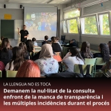 Demanem la nul·litat de la consulta per la llengua a l'escola valenciana enfront de les incidències i la manca de transparència