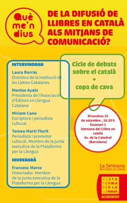 Què me'n dius Setmana del Llibre en català