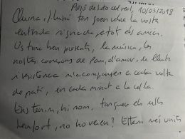 Carta de Jordi Cuixart