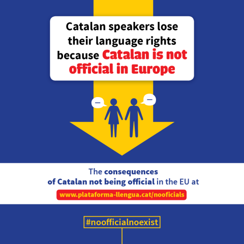 Plataforma per la Llengua - Europa on X: Catalan language is not