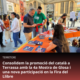 Fira del llibre i Mostra de glosa de Terrassa