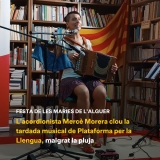 Un concert de l'acordionista Mercè Morera tanca la Festa de les Maries de l'Alguer