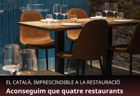 Aconseguim que quatre restaurants amb estrella Michelin tinguin el web en català