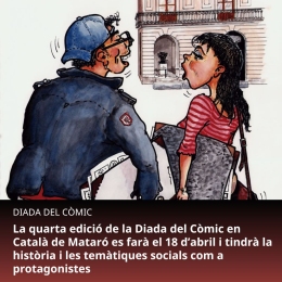 Presentació de la Diada del còmic en català de Mataró
